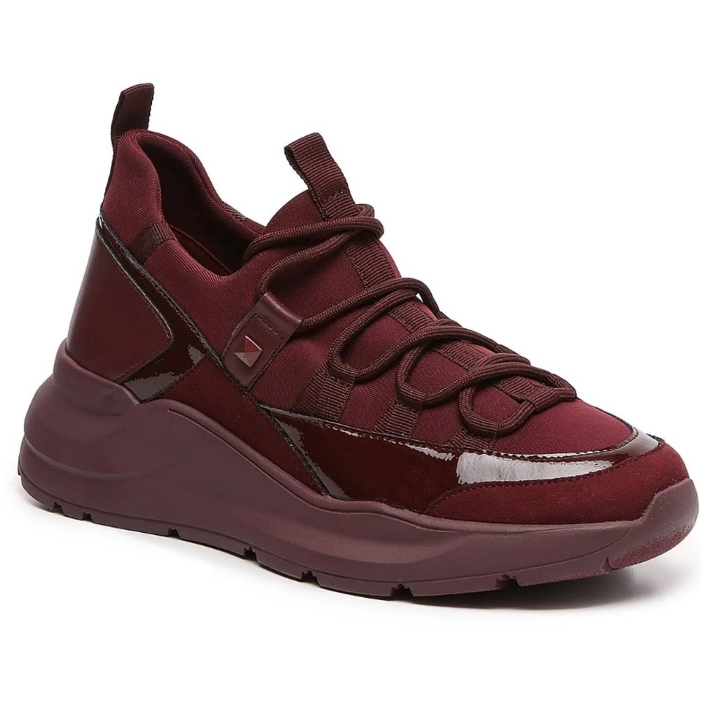 Jennifer Lopez Monisha Dark Cherry Sneaker Size 6